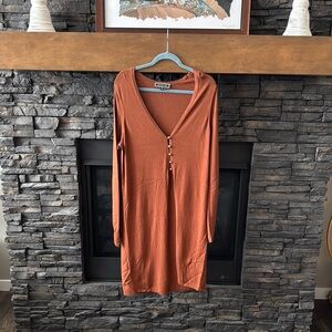 Elegant Rust Dress‎